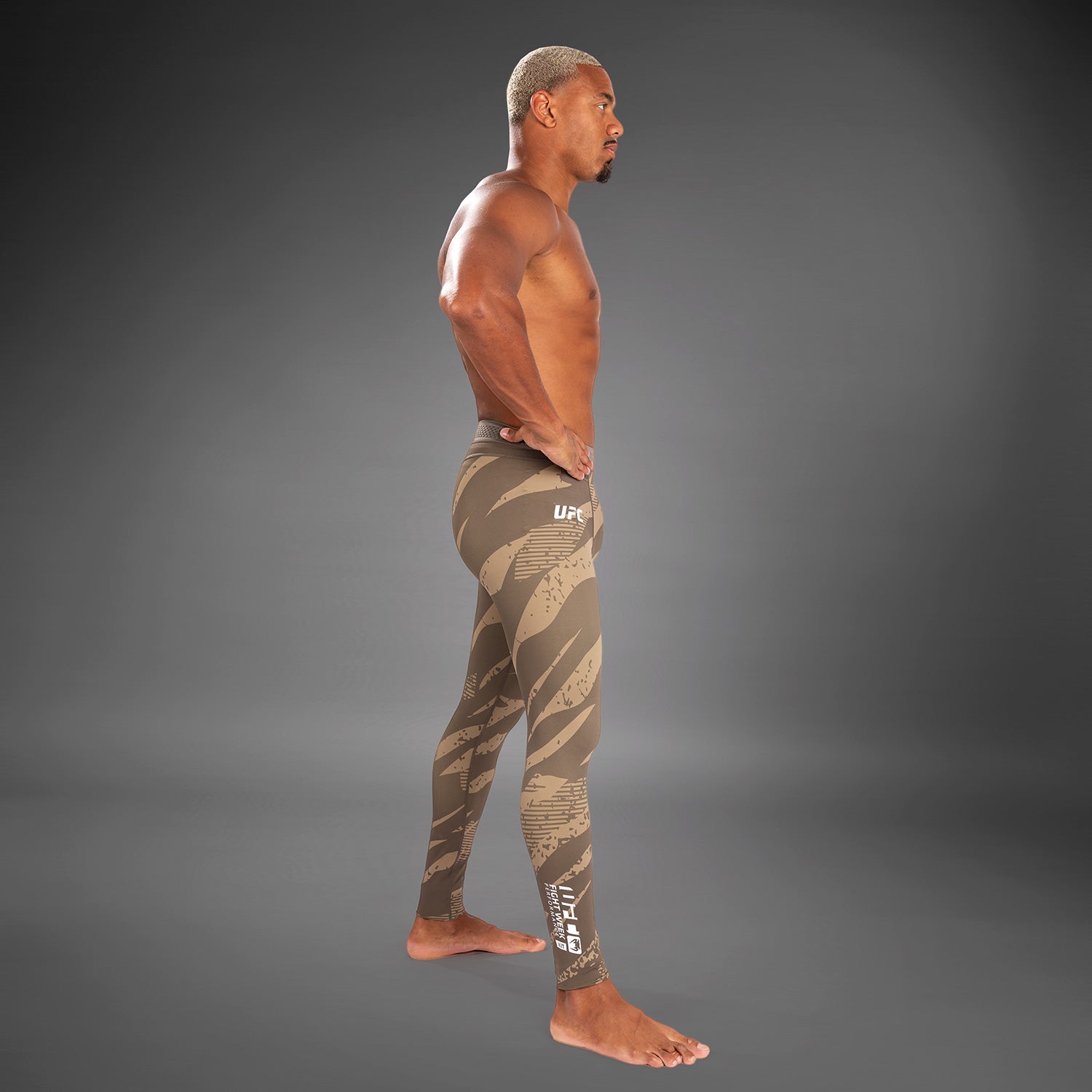 Pantalon de Compression pour Hommes UFC Adrenaline by Venum Fight Week Performance - Desert Camo