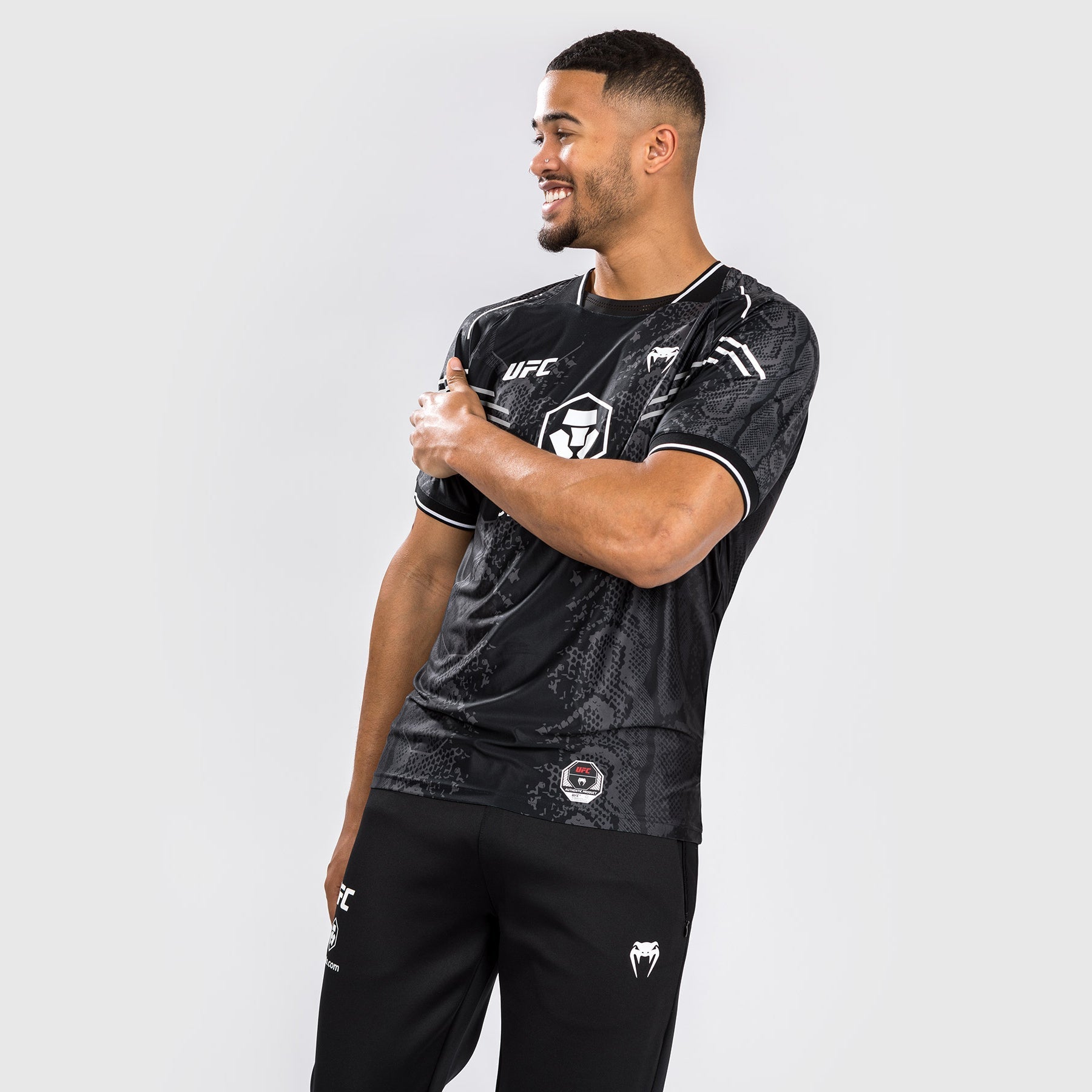 T-shirt Dry-Tech UFC Adrenaline by Venum Authentic Fight Night - Noir