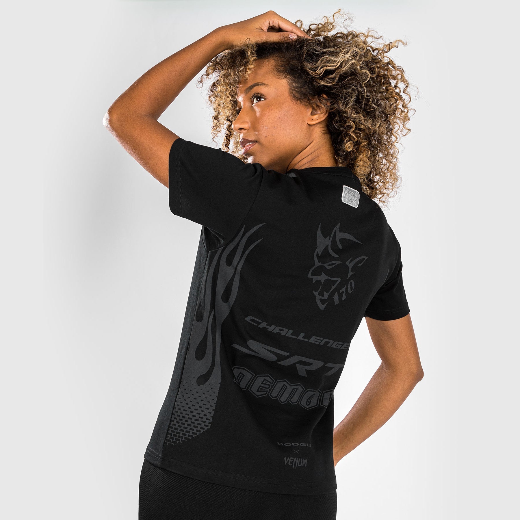 T-Shirt Femme Venum x Dodge Demon 170 - Noir