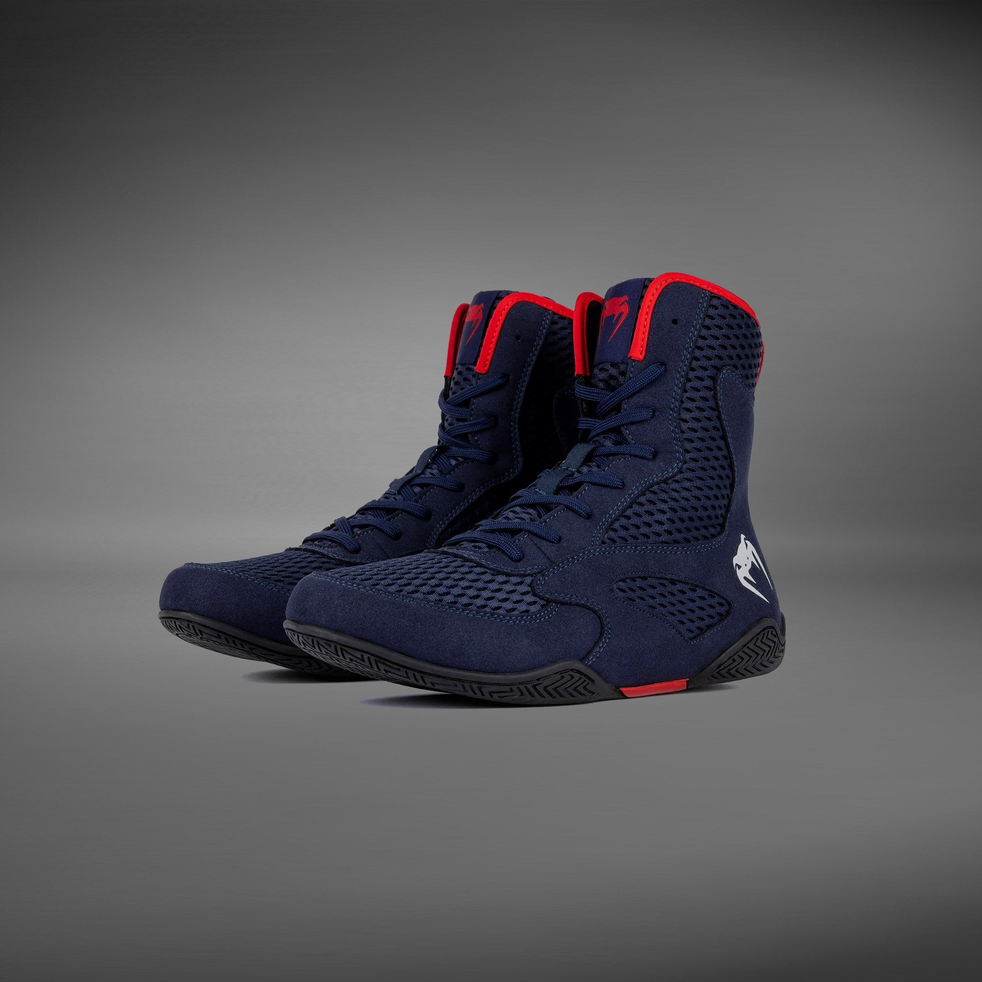 Chaussures de Boxe Venum Contender - Bleu marine/Rouge