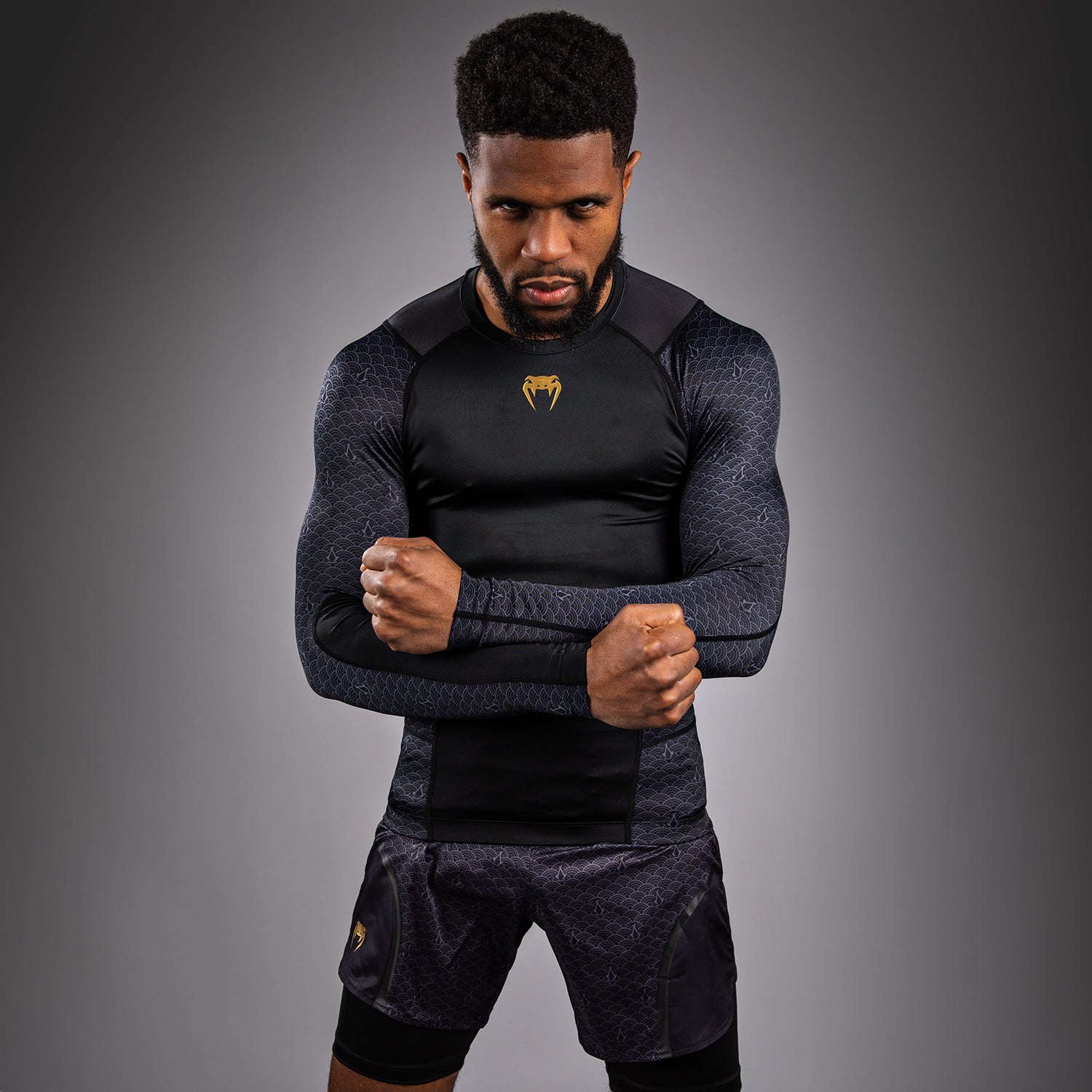 Rashguard Manches Longues Venum x Assassin's Creed Shadows - Noir