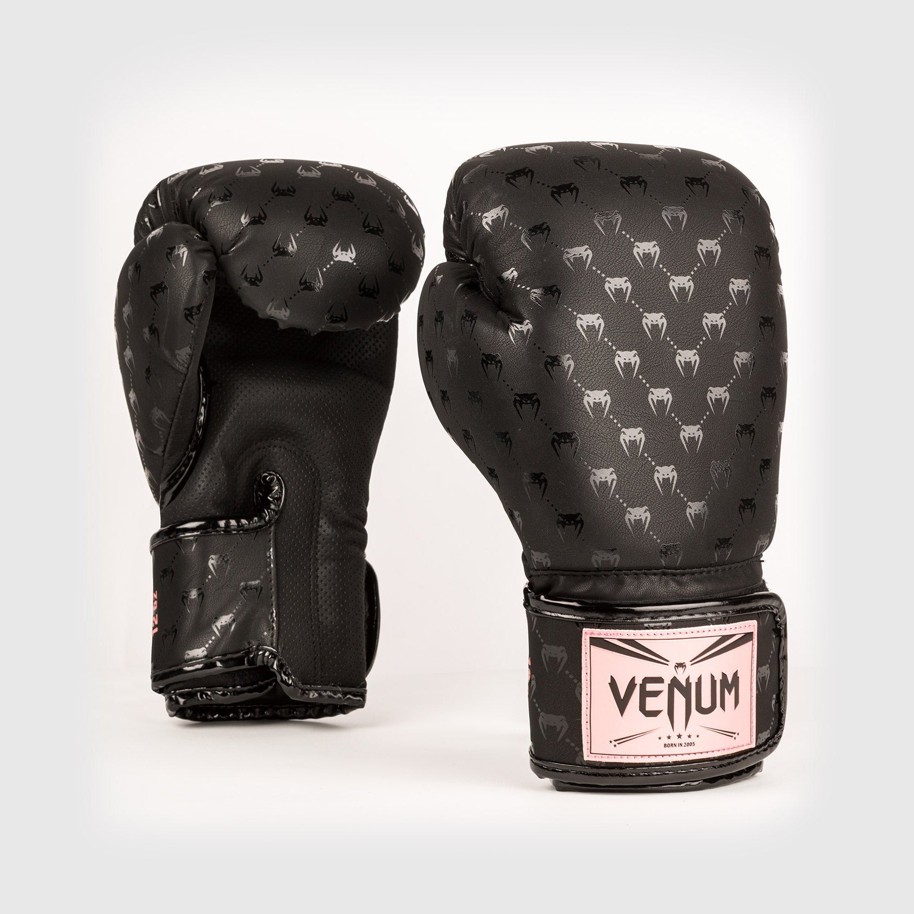 Gants de Boxe Venum Impact Monogram - Noir/ Rose Doré
