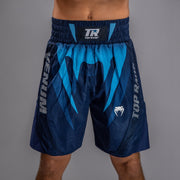 Short de Boxe Venum x Top Rank Original pour Hommes - Bleu Marine