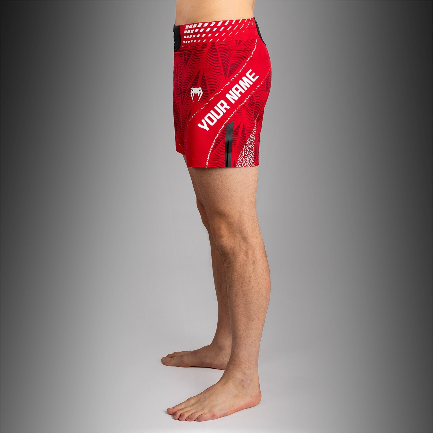 Short de combat coupe courte Homme Personnalisé UFC Zenith by Venum Authentic Fight Night - Rouge