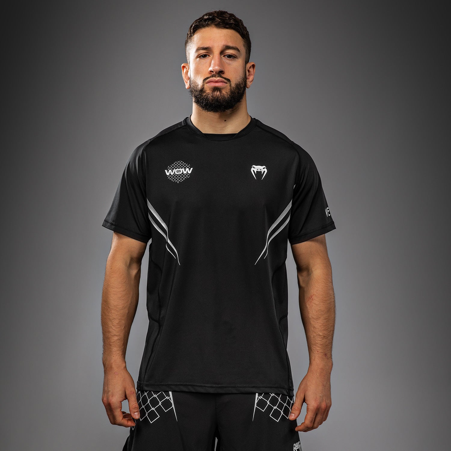T-Shirt Dry-Tech Venum x WOW FC - Noir/Gris