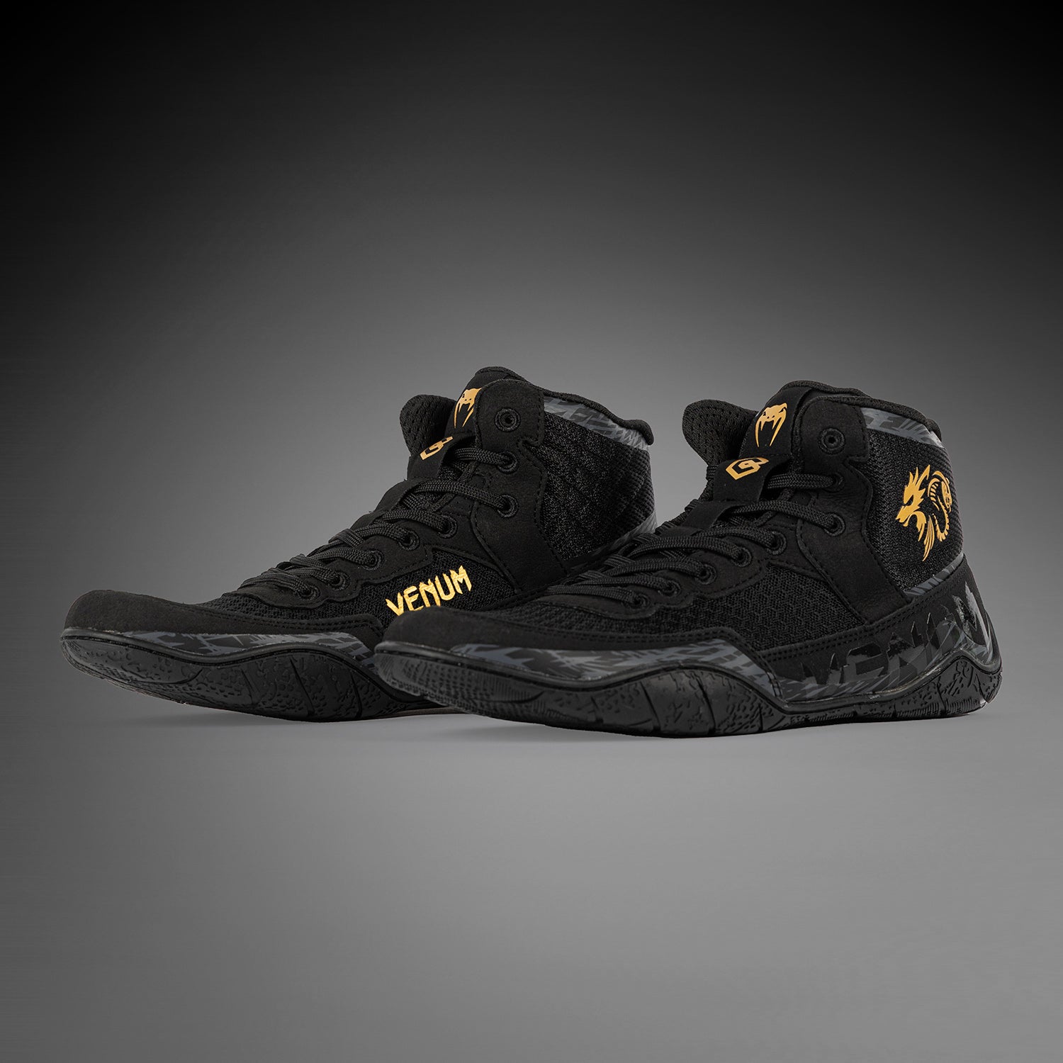 Chaussures de Lutte Venum x Chimaev - Noir/Gris