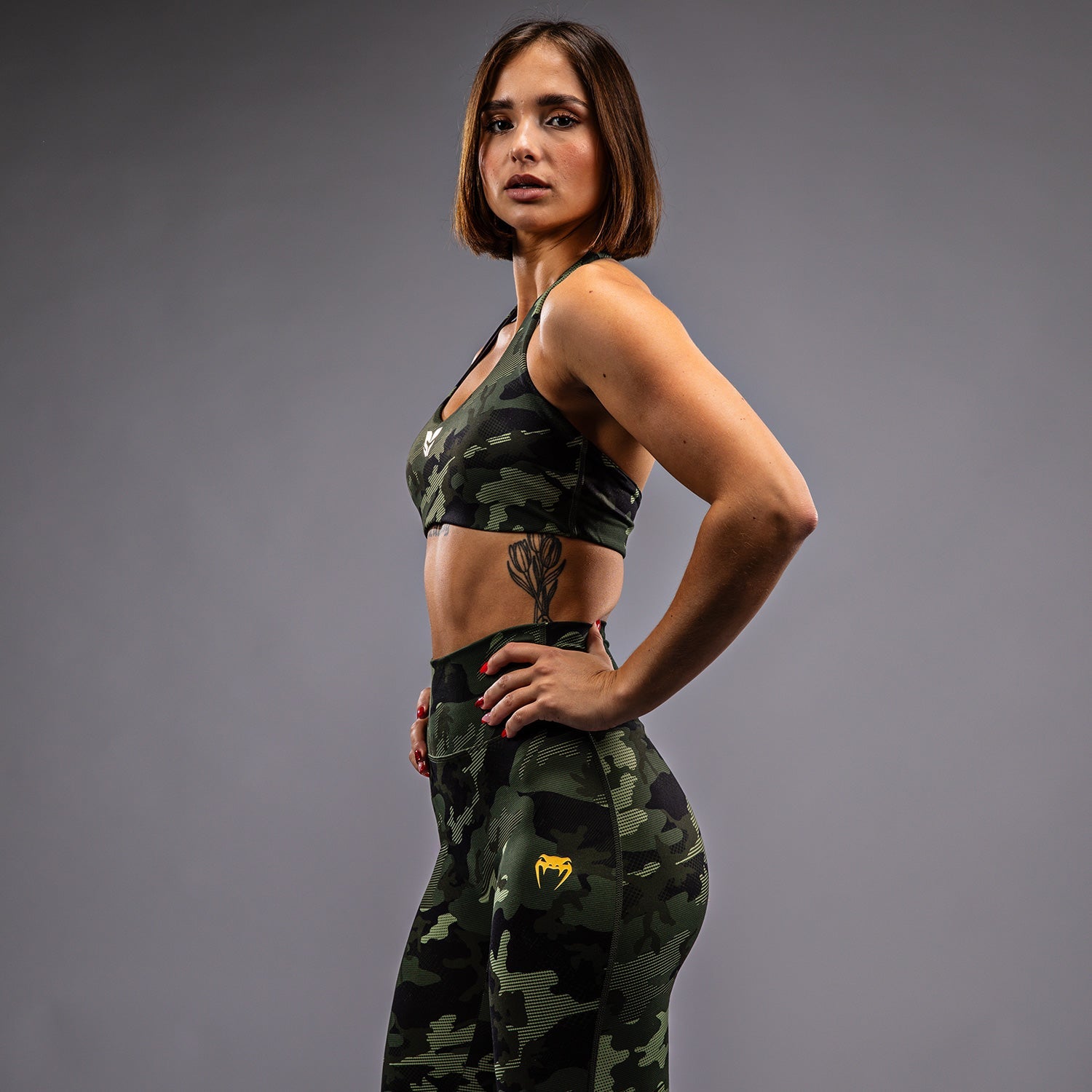 Brassière de sport pour Femmes Venum x Sophia Rose - Forest Camo