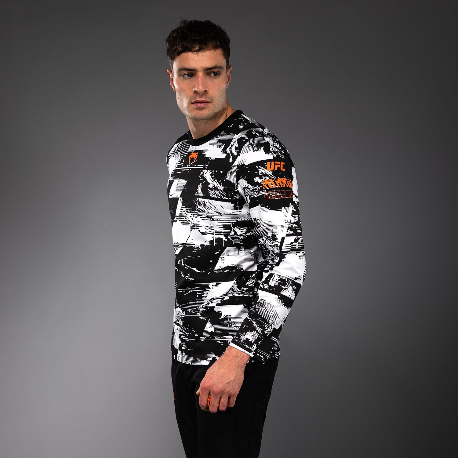 T-shirt manches longues Homme UFC Zenith by Venum Authentic Fight Week - Blanc