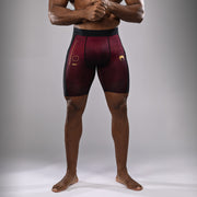 Short de compression Venum Tactical XT- Noir/Bordeaux/Or