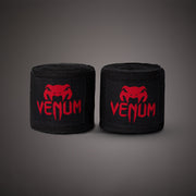 Bandes de Boxe Venum Kontact - 4m - Noir/Rouge