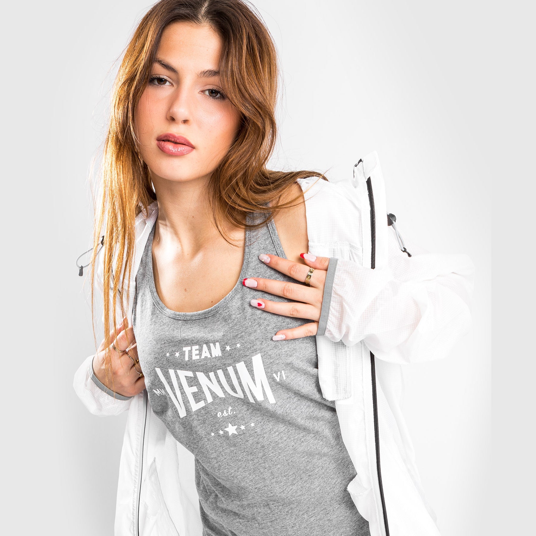 Débardeur Venum Team 2.0 - Pour Femmes - Gris Chiné Clair