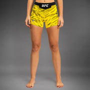 Short de compression pour Femmes UFC Fusion by Venum Authentic Fight Night - Coupe Courte - Jaune