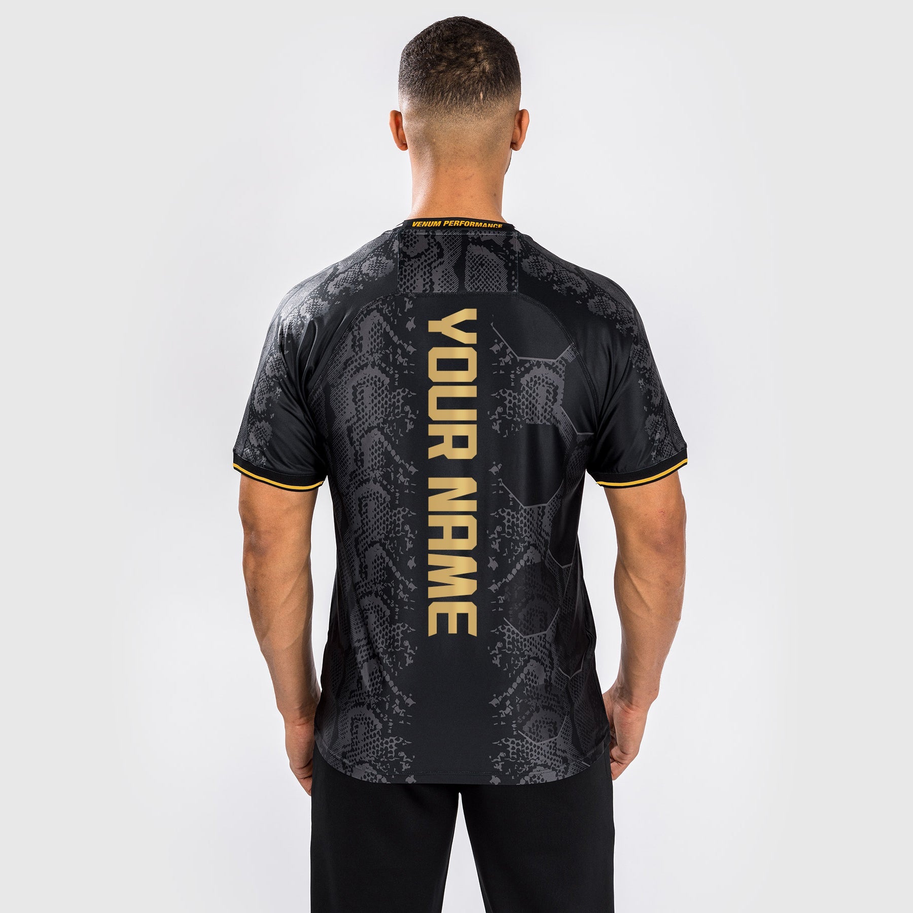 T-shirt Technique Personnalisé pour Hommes UFC Adrenaline by Venum Authentic Fight Night - Champion