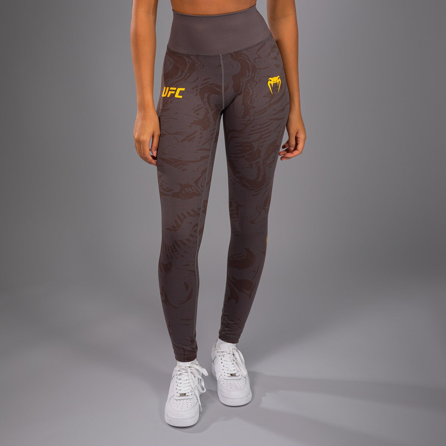 Leggings Performance pour Femmes UFC Fusion by Venum Fight Week - Marron Terrestre