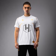 T-shirt Dry Tech FK x Venum Hexagone MMA Blanc/Doré