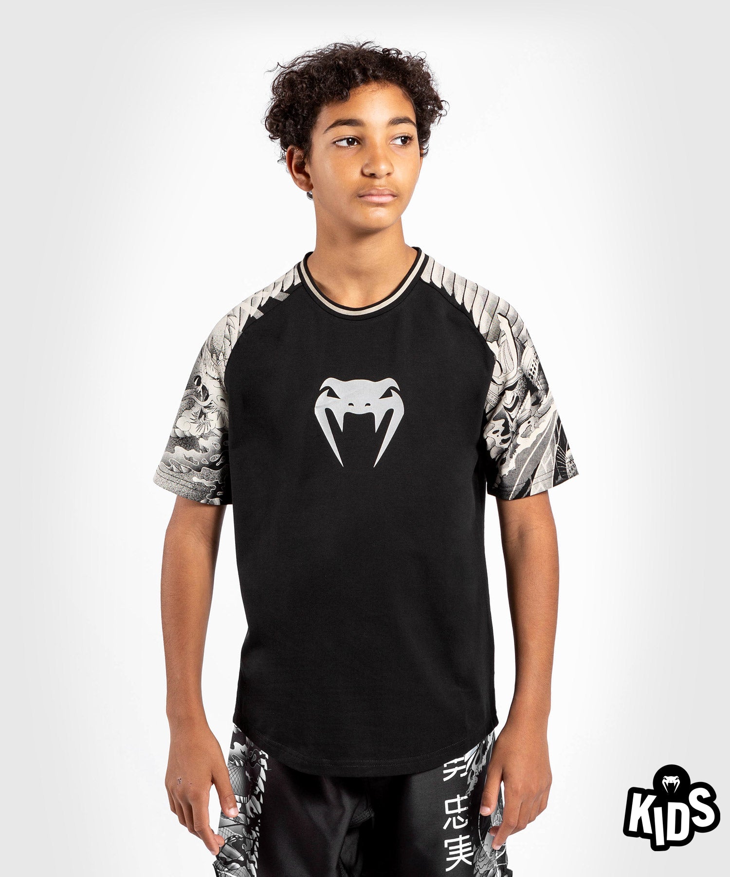 T-shirt Venum YKZ21 – Pour Enfant - Noir/Blanc