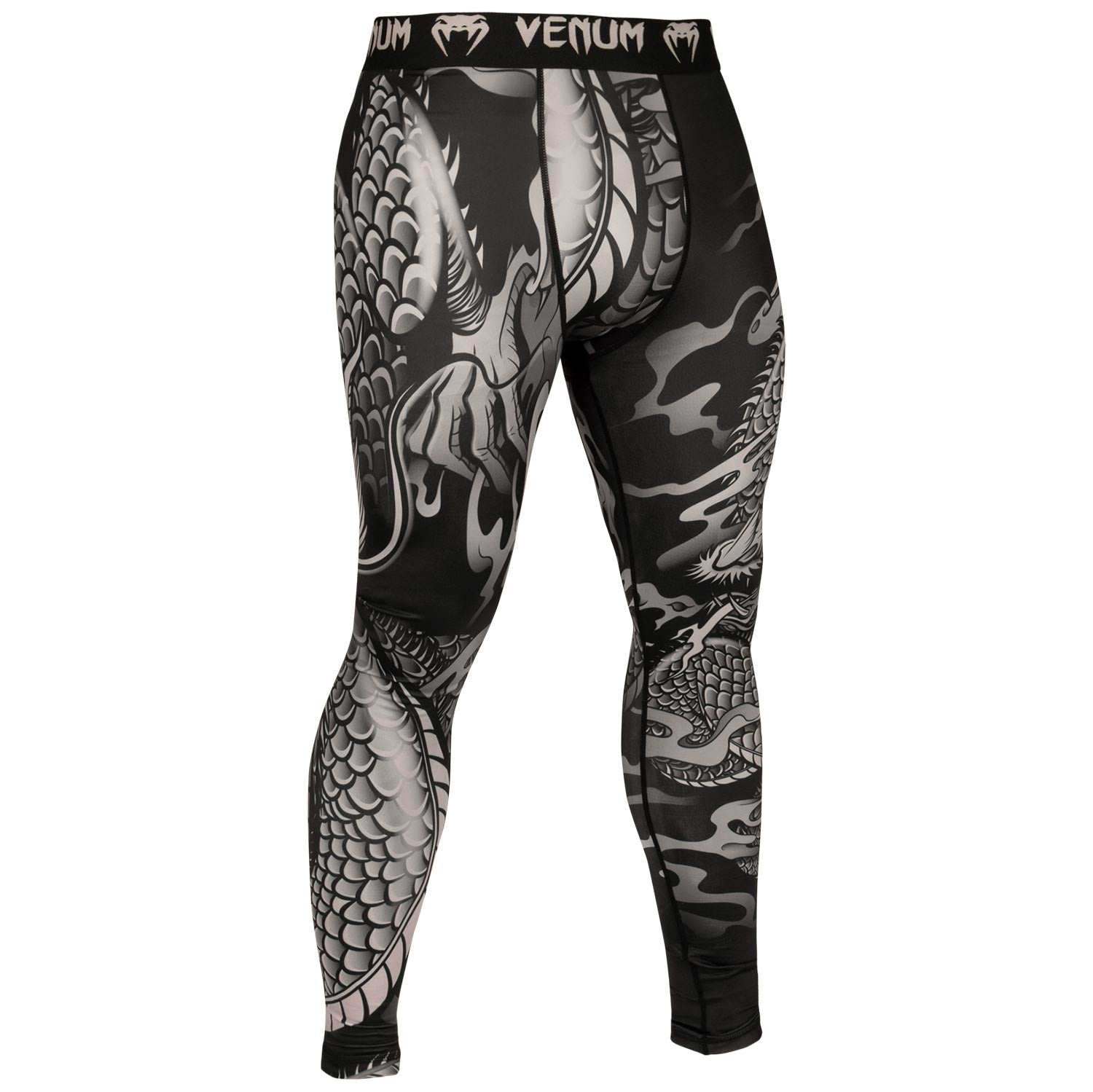 Pantalon de Compression Venum Dragon's Flight - Noir/Sable