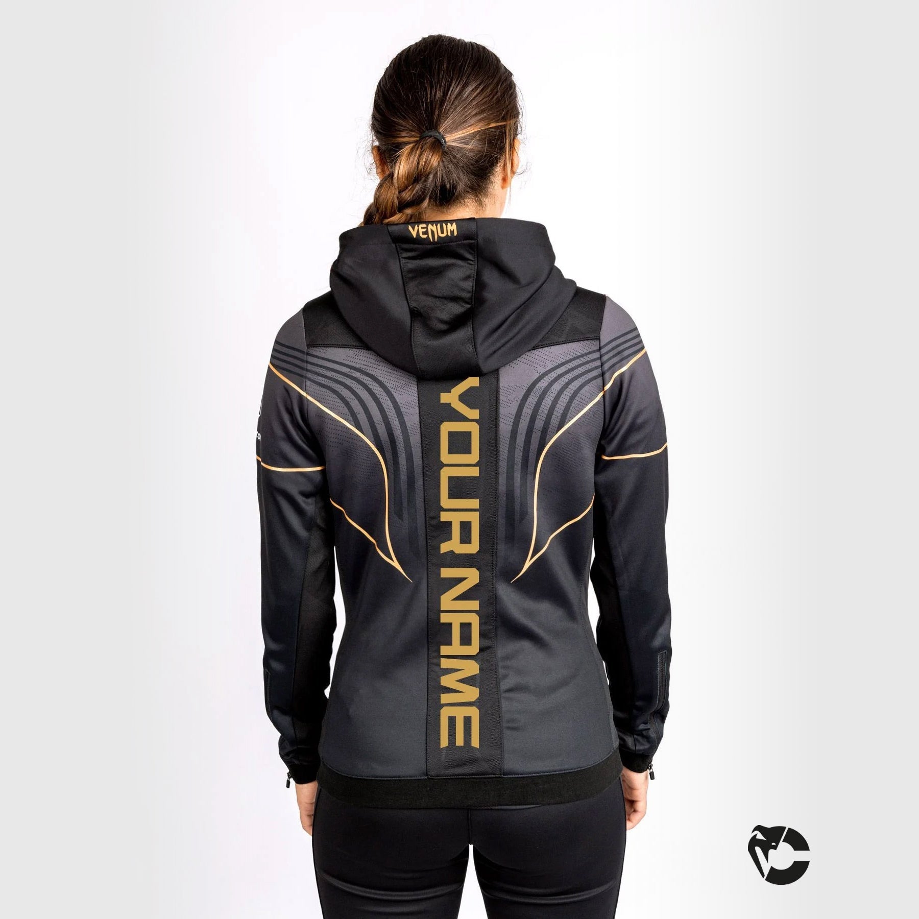 Sweatshirt à Capuche Femme Personnalisé UFC Venum Authentic Fight Night 2.0 - Champion