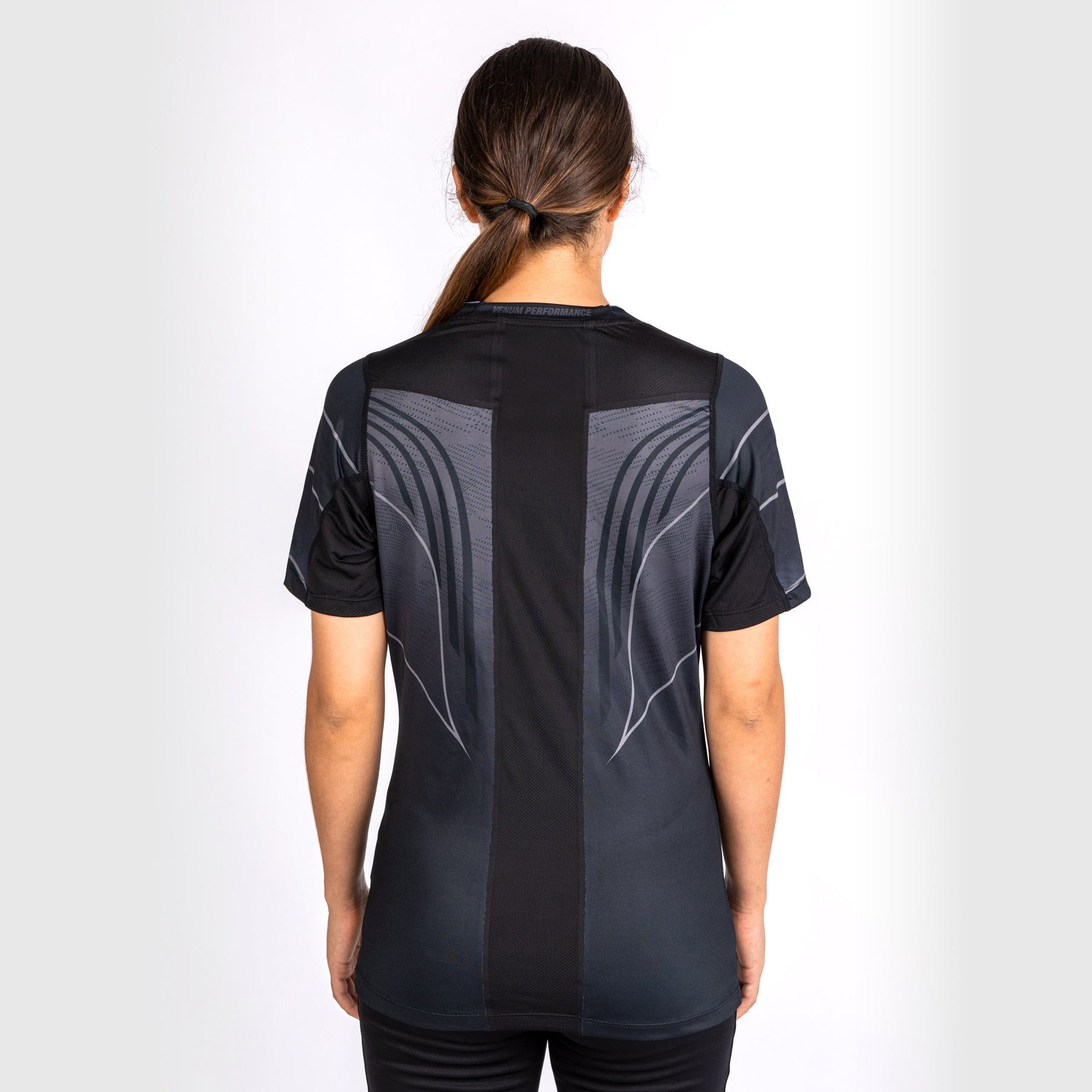 T-shirt Technique Femme Personnalisé UFC Venum Authentic Fight Night 2.0 - Noir