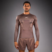 Rashguard Venum No Gi - Marron Chocolat