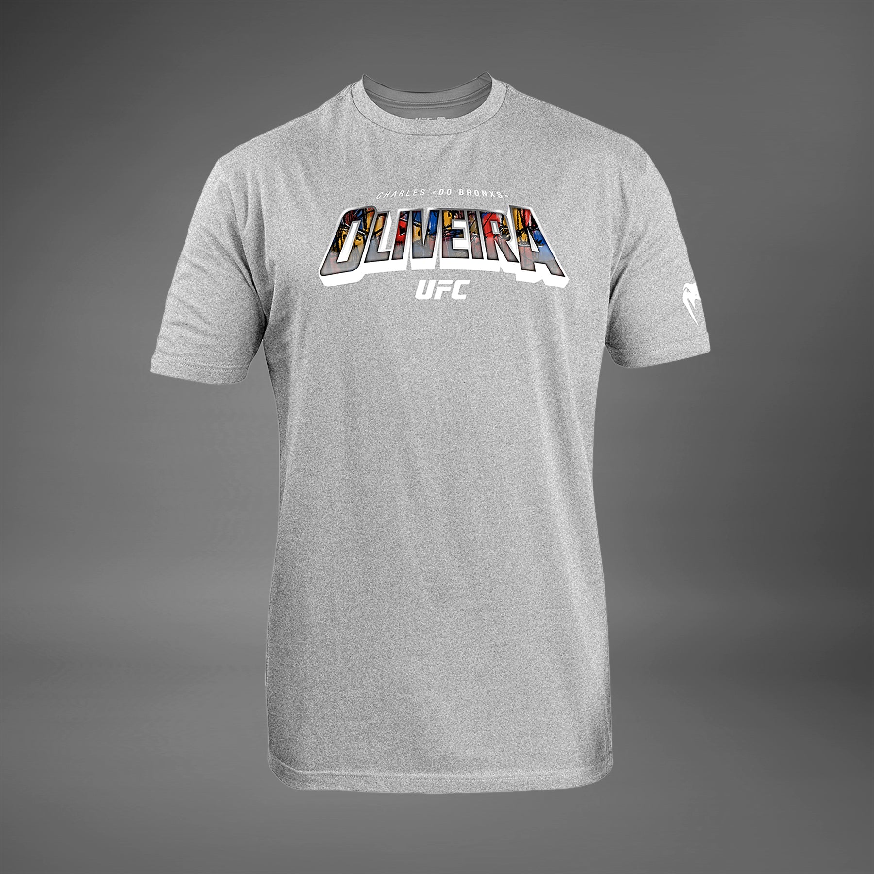T-shirt UFC Unrivaled by Venum Charles Oliveira - Gris Mélangé