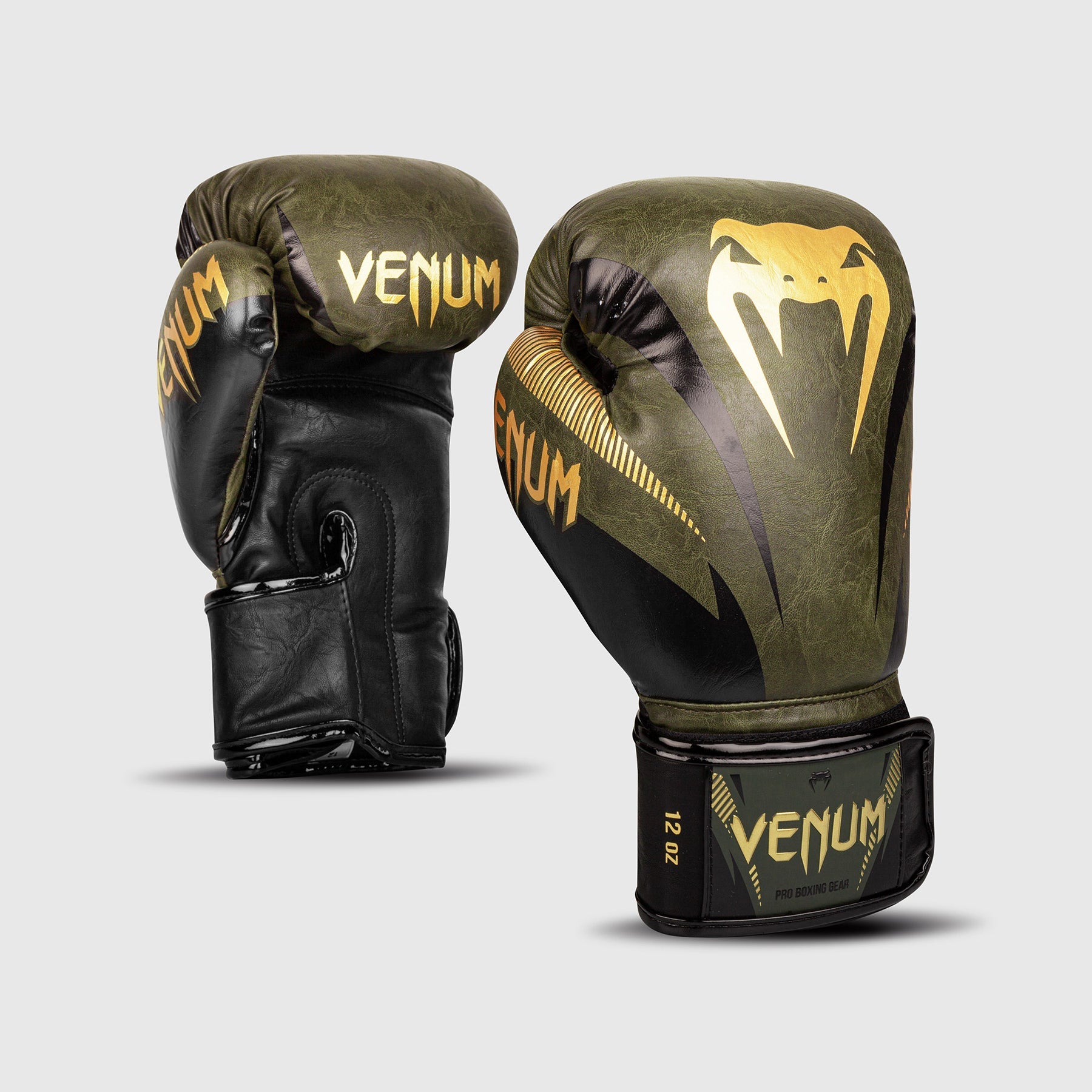 Gants de boxe Venum Impact – Kaki/Or
