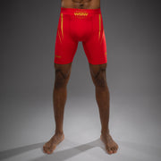 Short de Compression Venum x WOW FC - Rouge/Or