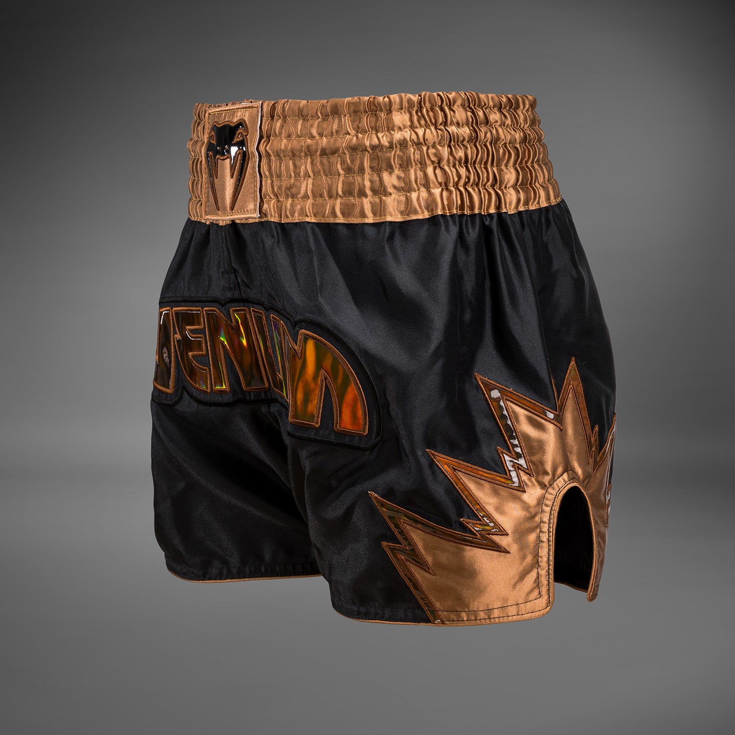 Shorts de Muay Thai Venum Inferno - Noir/Bronze