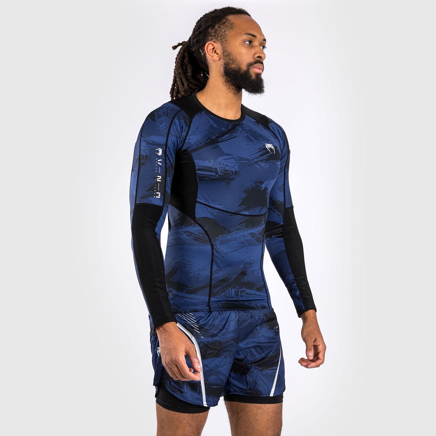 Rashguard à manches longues Venum Electron 3.0 - Bleu Marine