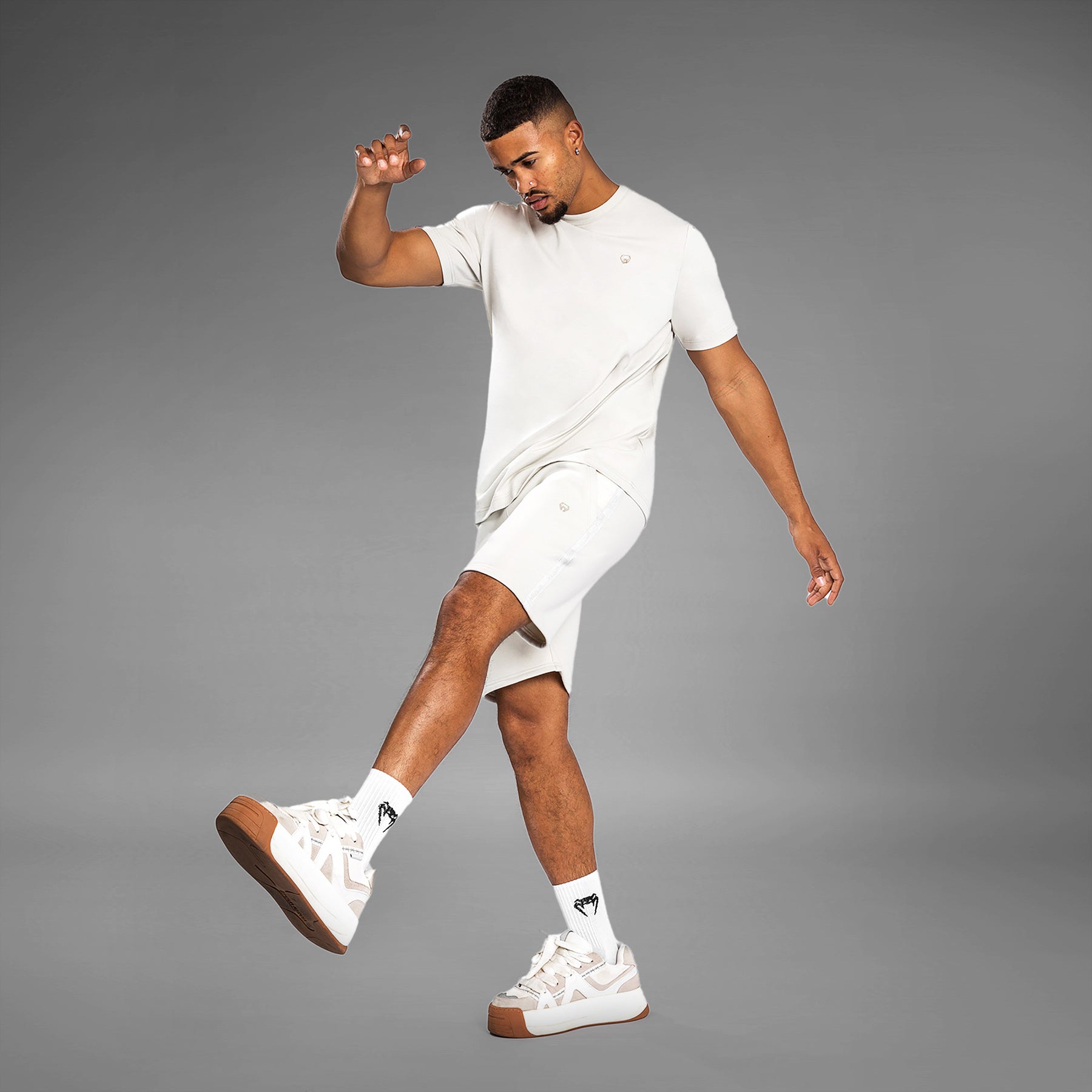 T-Shirt Venum Silent Power - Beige clair