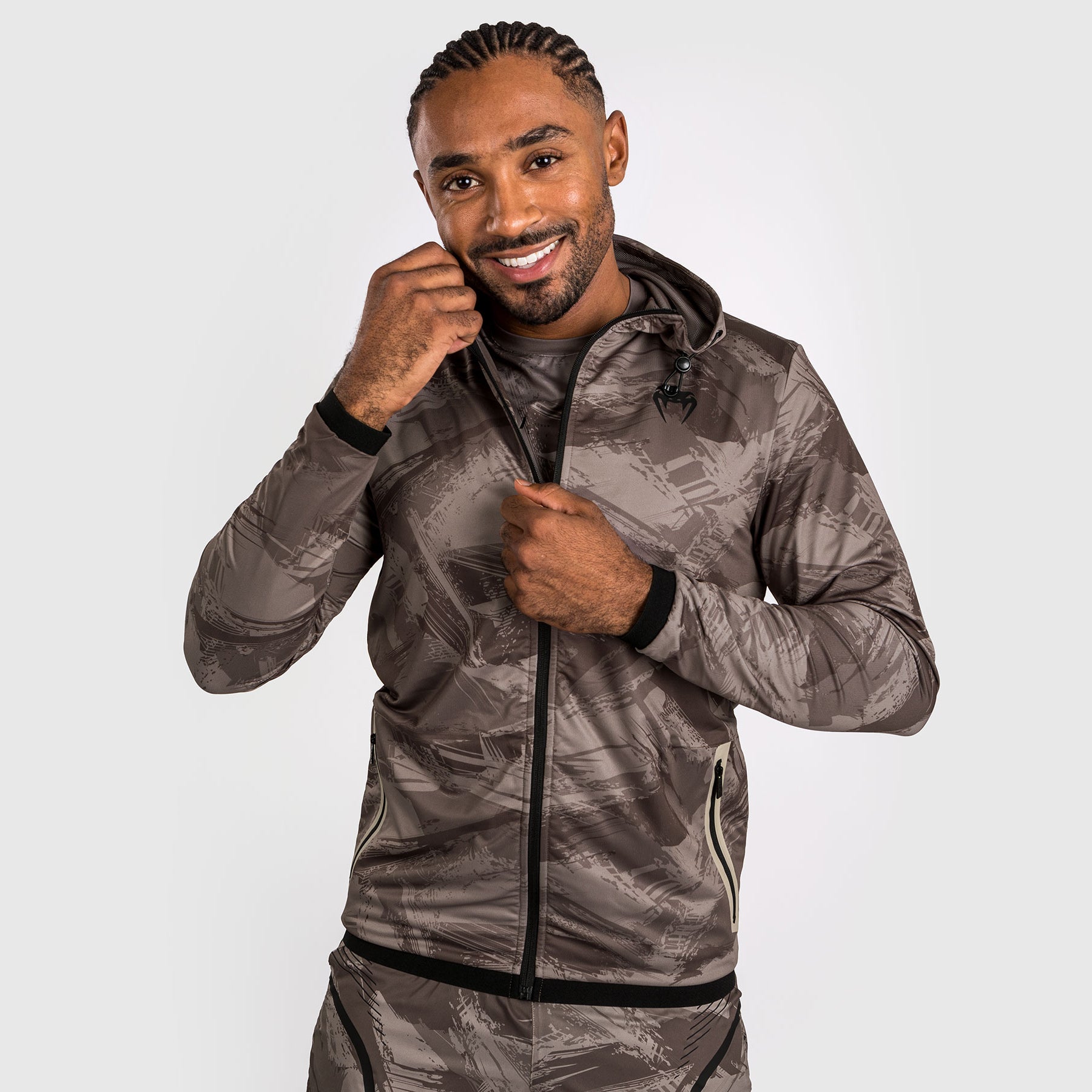 Sweat à capuche Venum Electron 3.0 - Sable