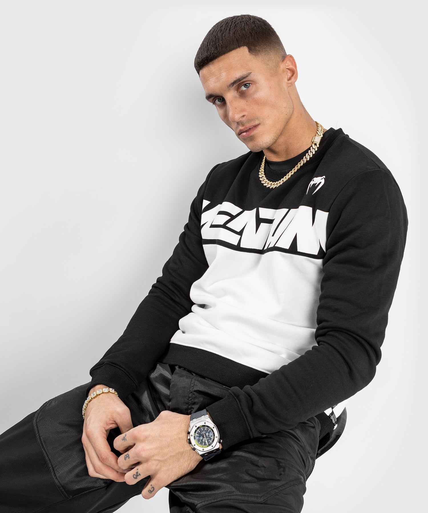 Sweatshirt Venum Connect - Noir/Blanc