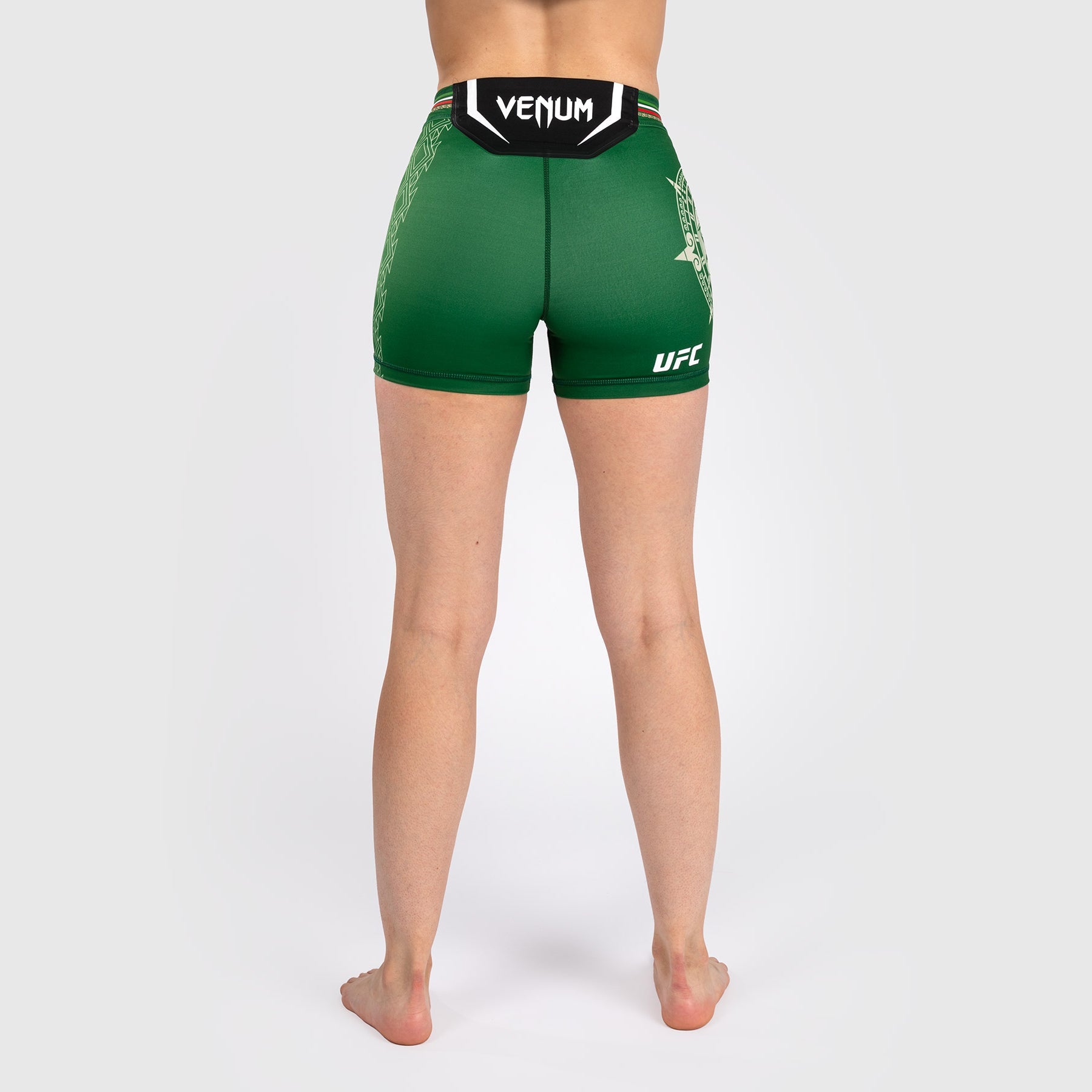 Noche UFC by Venum Authentic Fight Night Short de compression pour Femmes - Coupe courte - Vert
