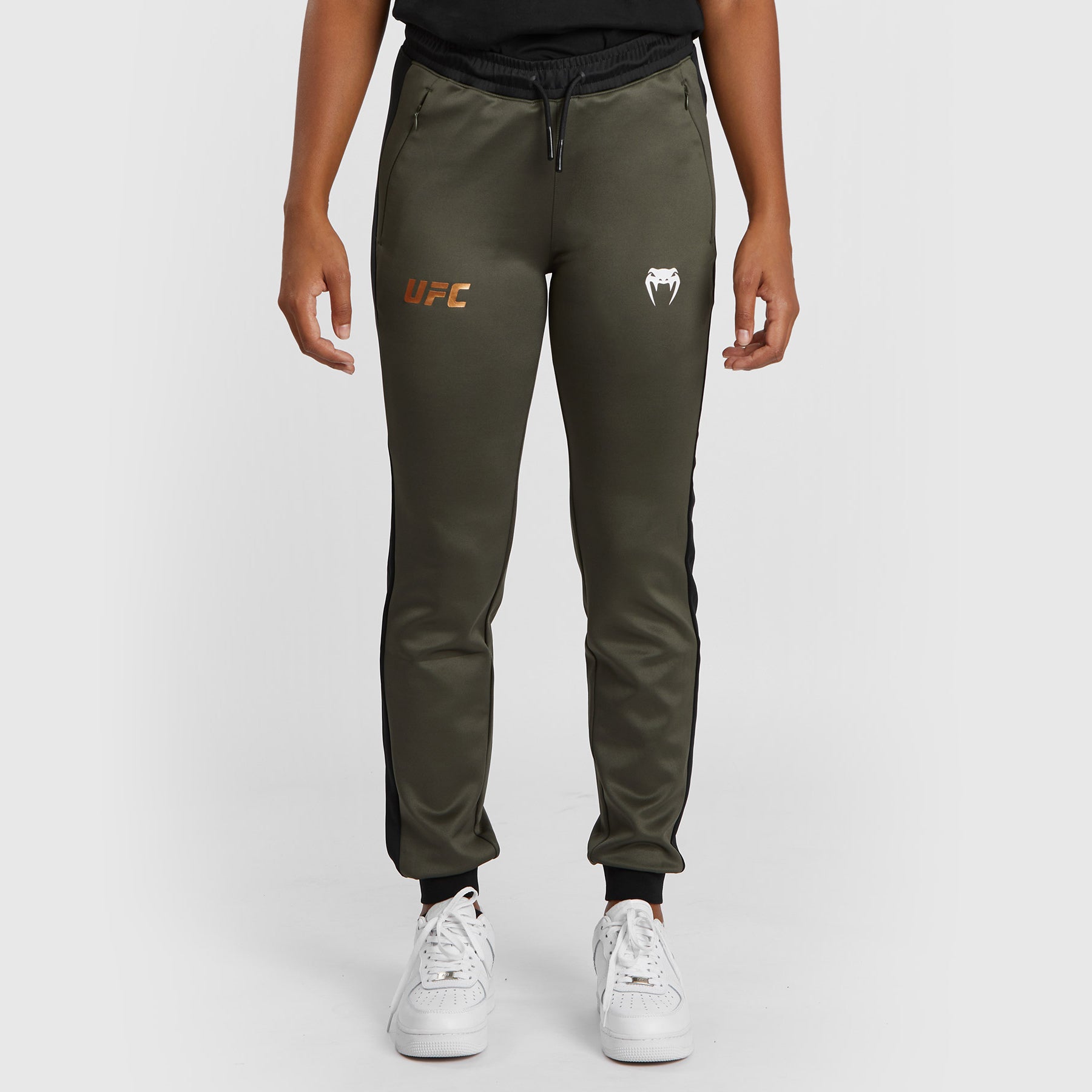 Pantalon de jogging de performance pour Femmes UFC Adrenaline by Venum Fight Week - Kaki/Bronze