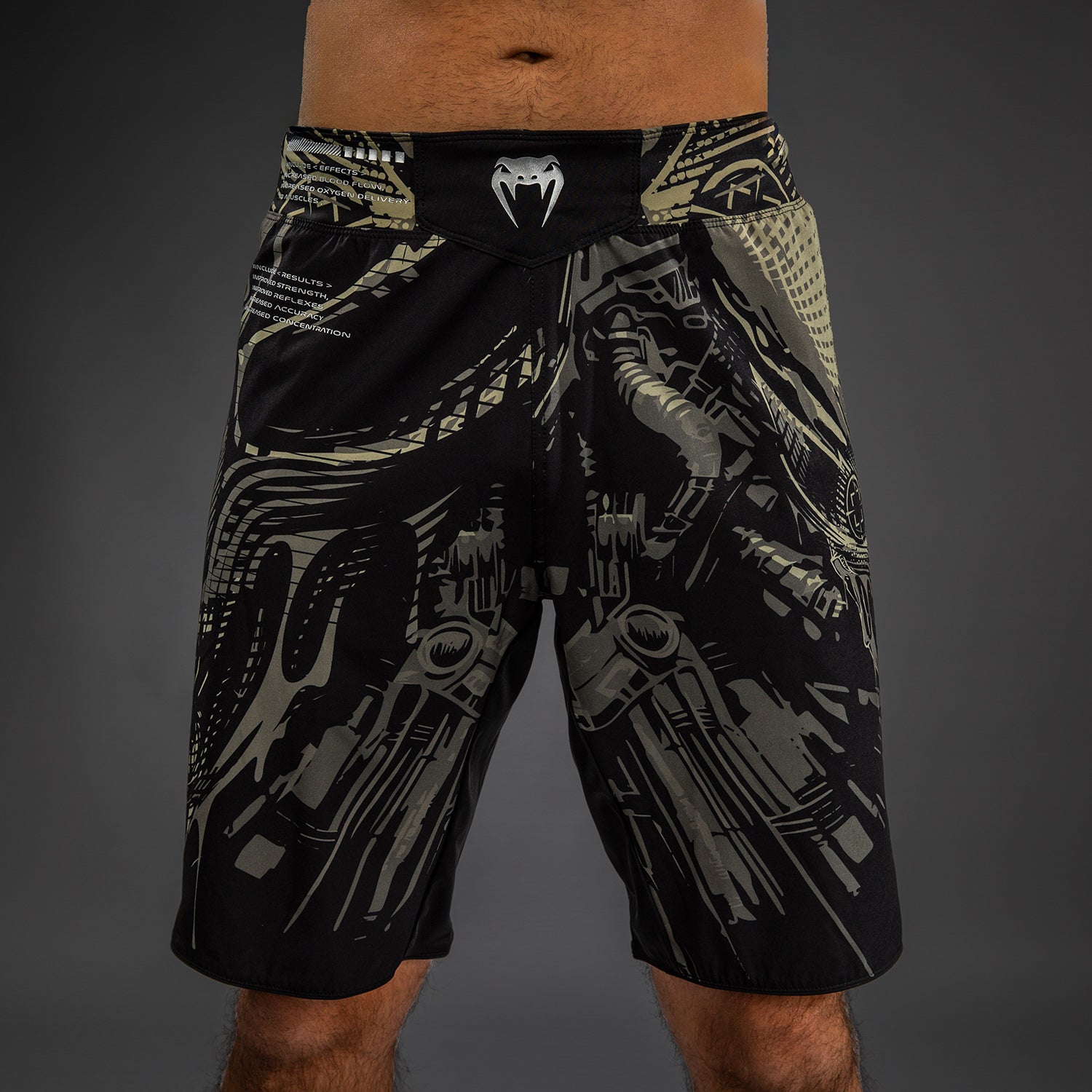 Short de combat Venum Invader - Noir/Sable