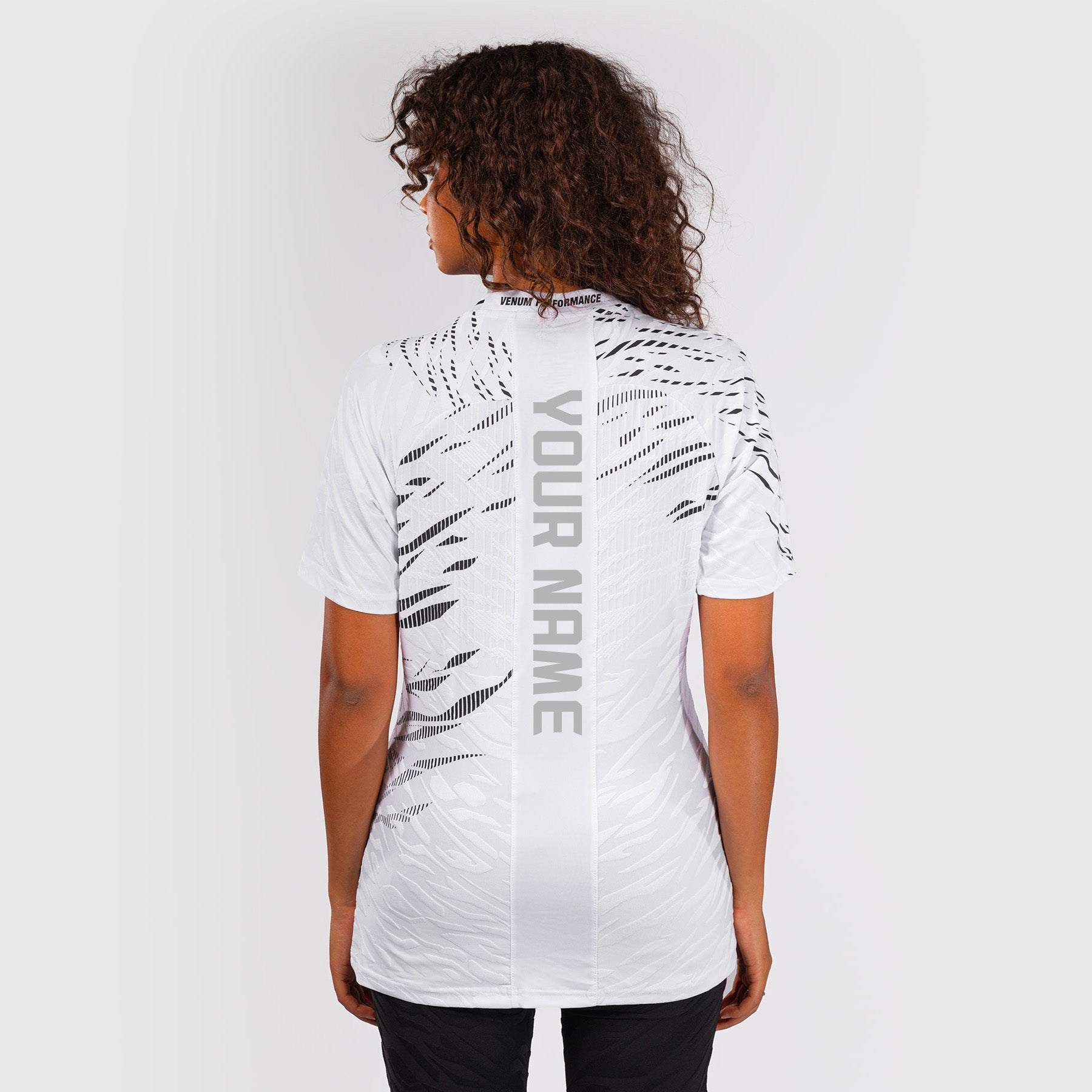 T-shirt Dry-Tech pour Femmes UFC Fusion by Venum Personnalisé Authentic Fight Night - Blanc