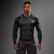 Rashguard Manches Longues Venum Rapid - Noir/Gris Orage