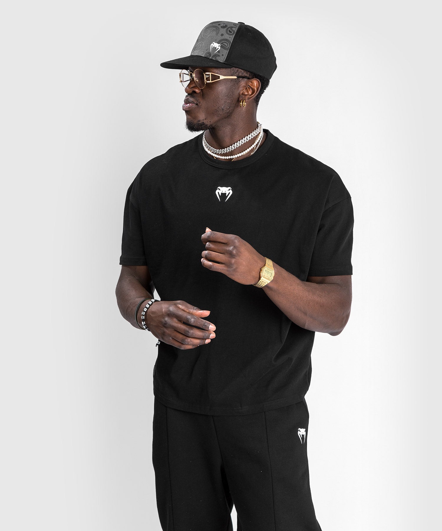 T-shirt Venum Vortex XL - Oversize - Noir