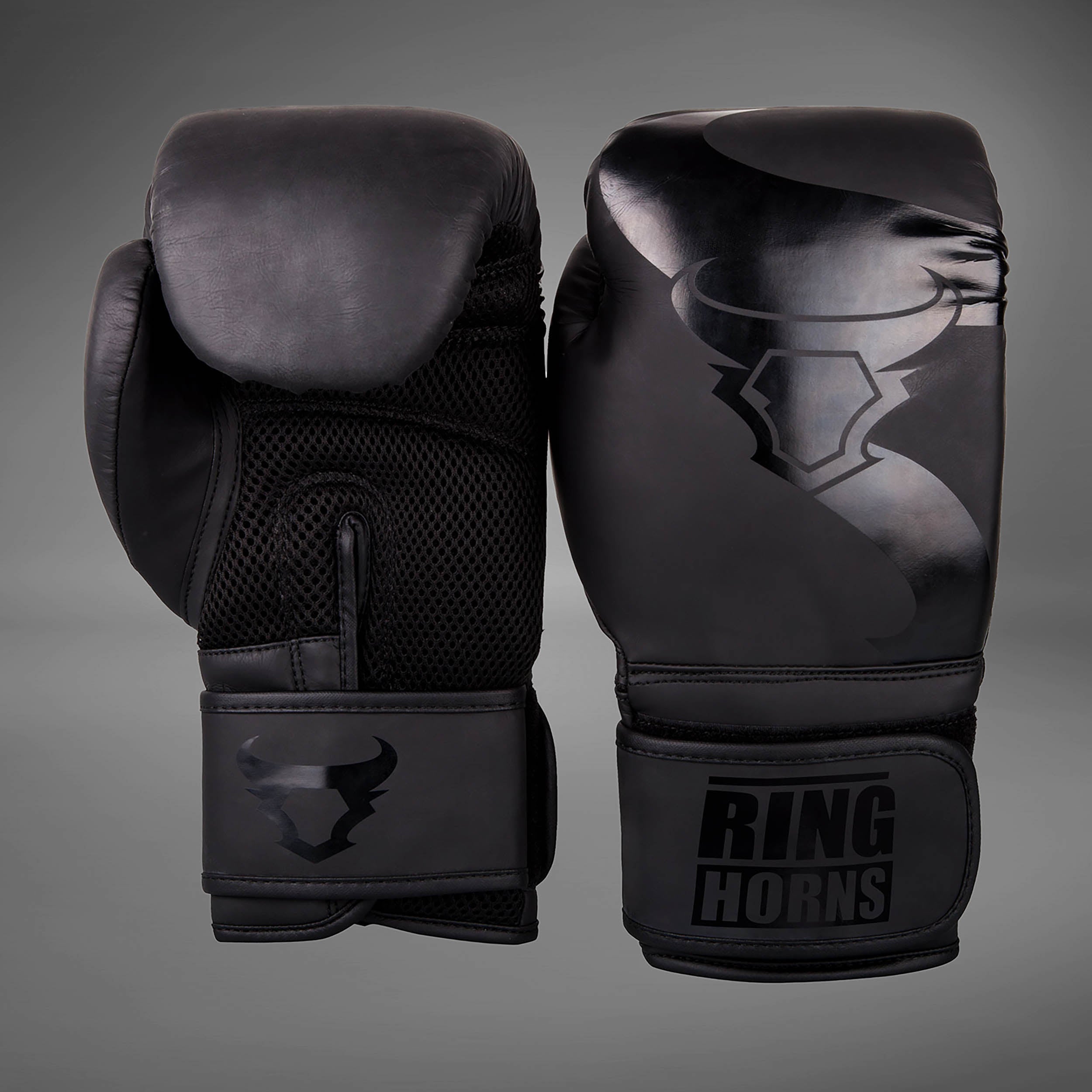 Gants de boxe Ringhorns Charger - Noir/Noir