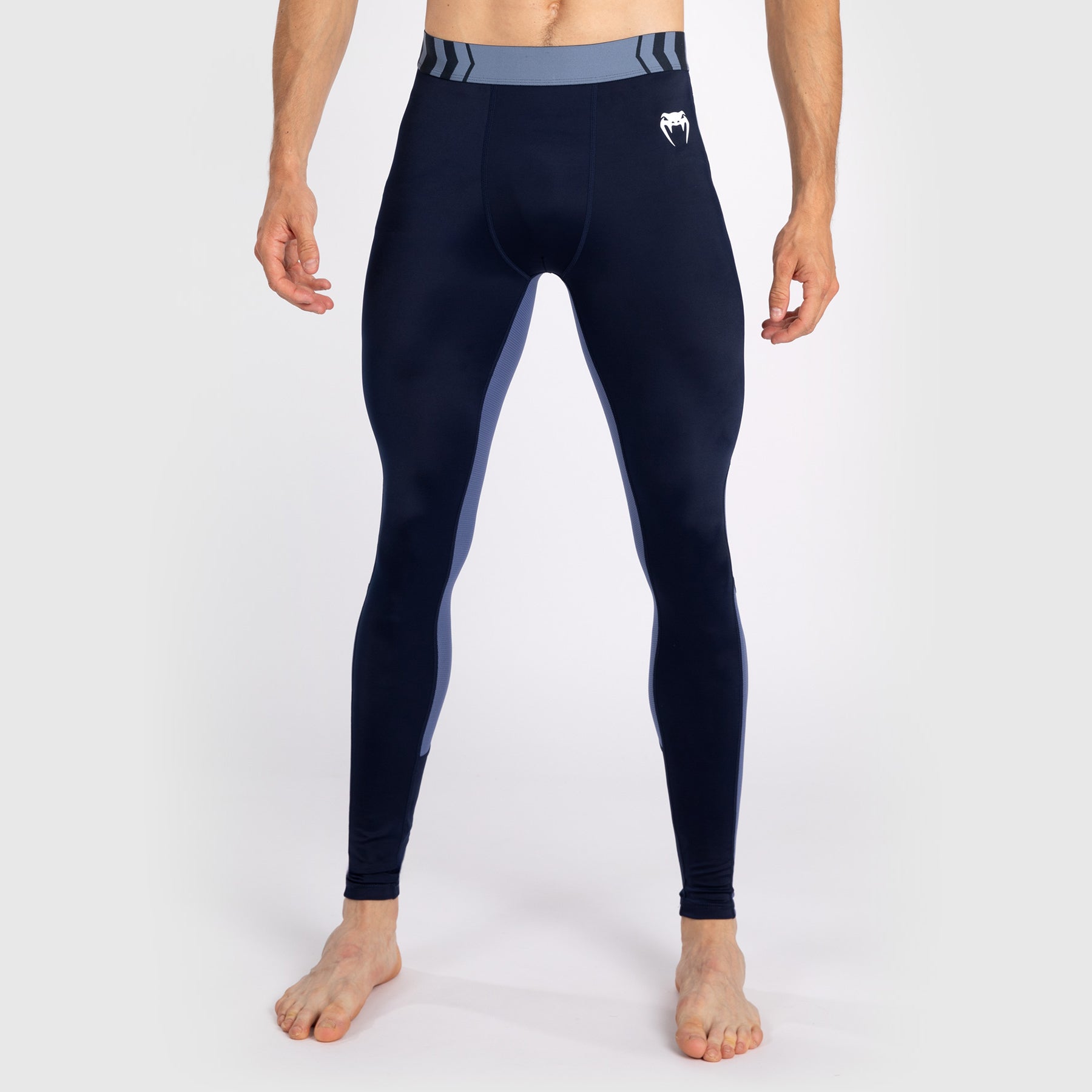 Pantalon de compression pour Hommes Venum Tempest - Bleu Marine/Bleu