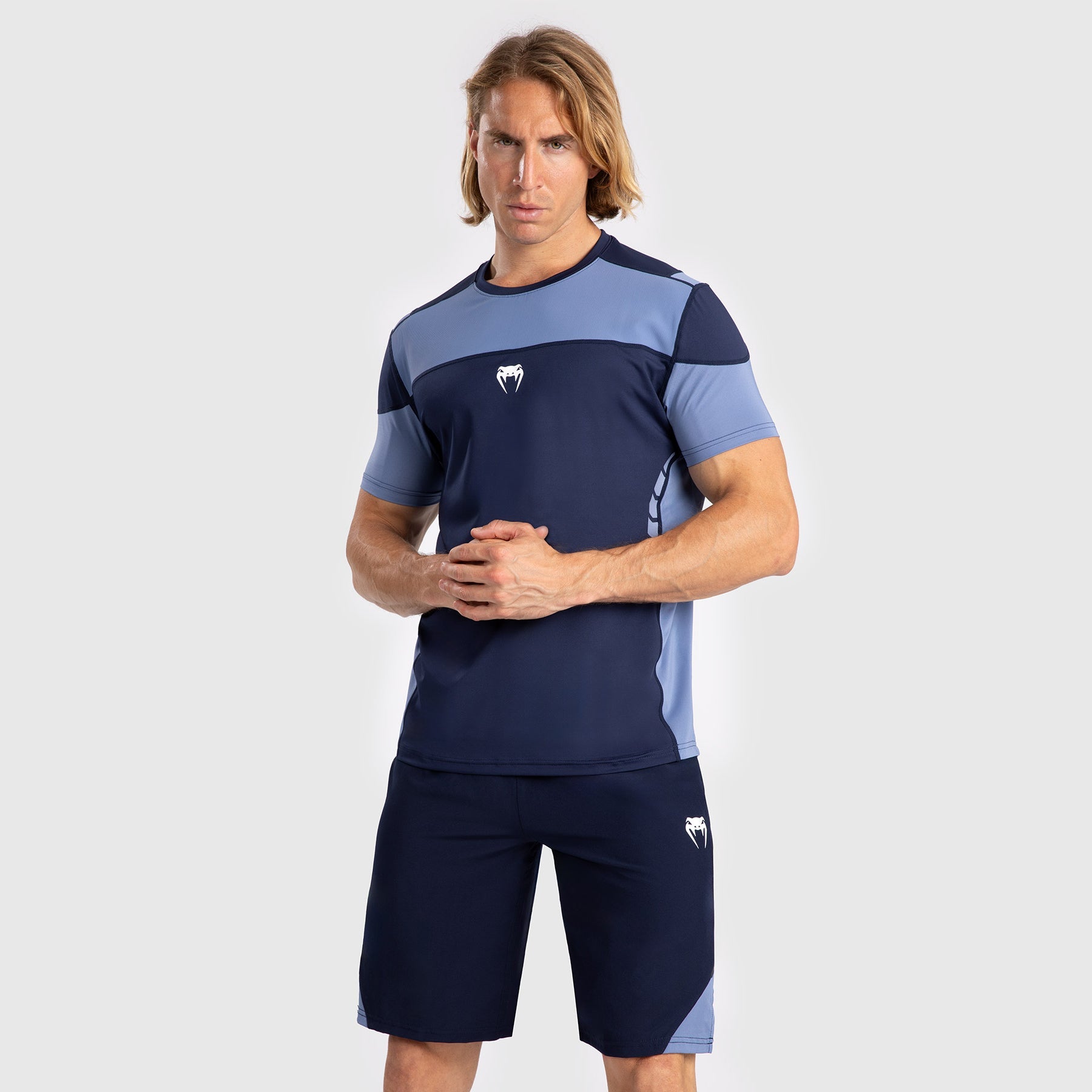 T-shirt Dry-Tech pour Hommes Venum Tempest - Bleu Marine/Bleu