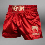 Short de Muay Thai Bordeaux/Or Venum Classic