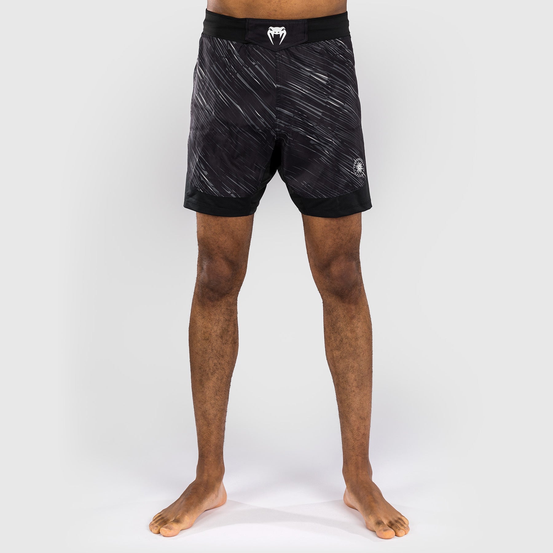 Short de combat Venum Rapid - Noir/Gris Orage