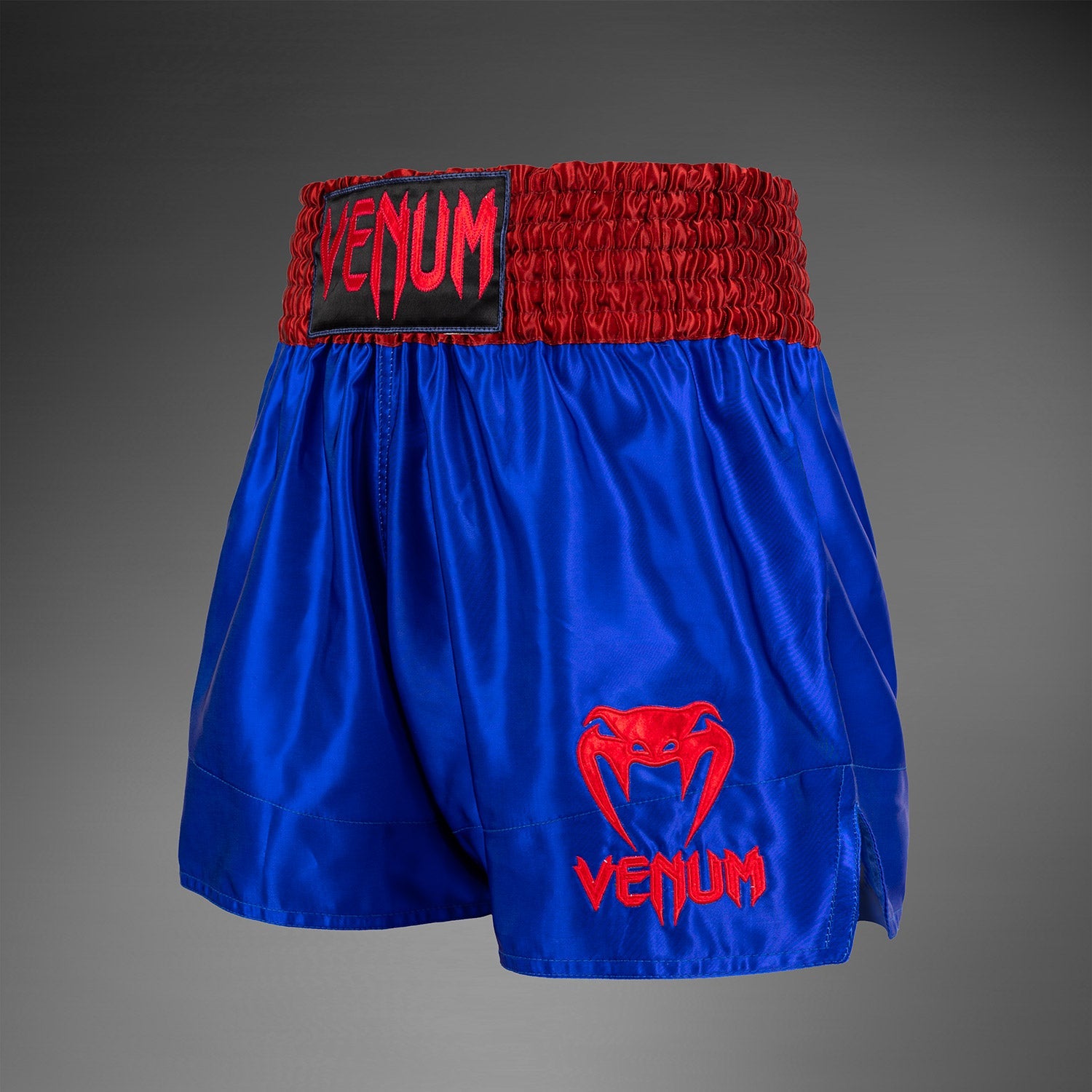 Shorts de Muay Thai Venum Classic - Bleu Marine/Rouge