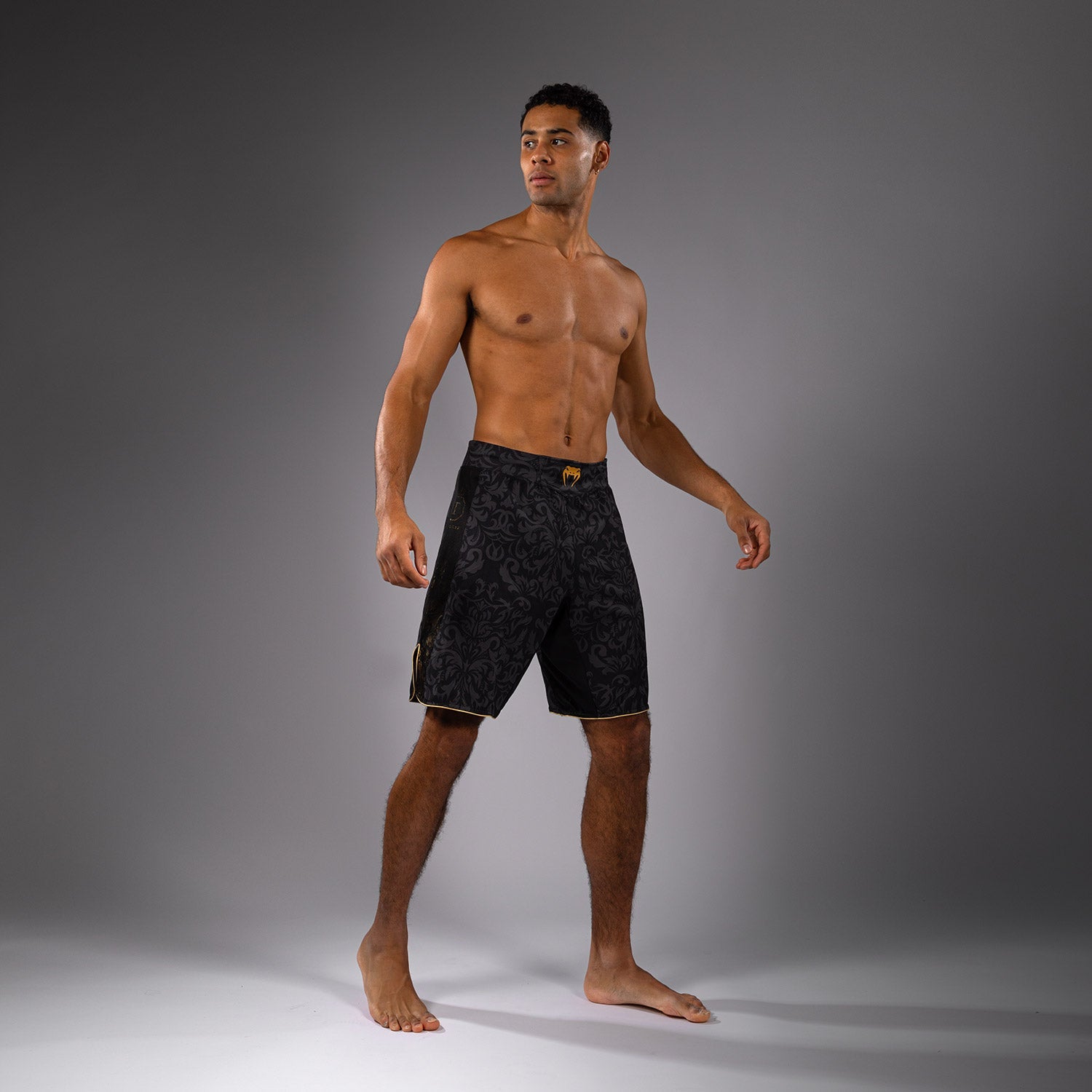 Short de Combat Venum x Topuria Unmatched Edition - Noir/Doré
