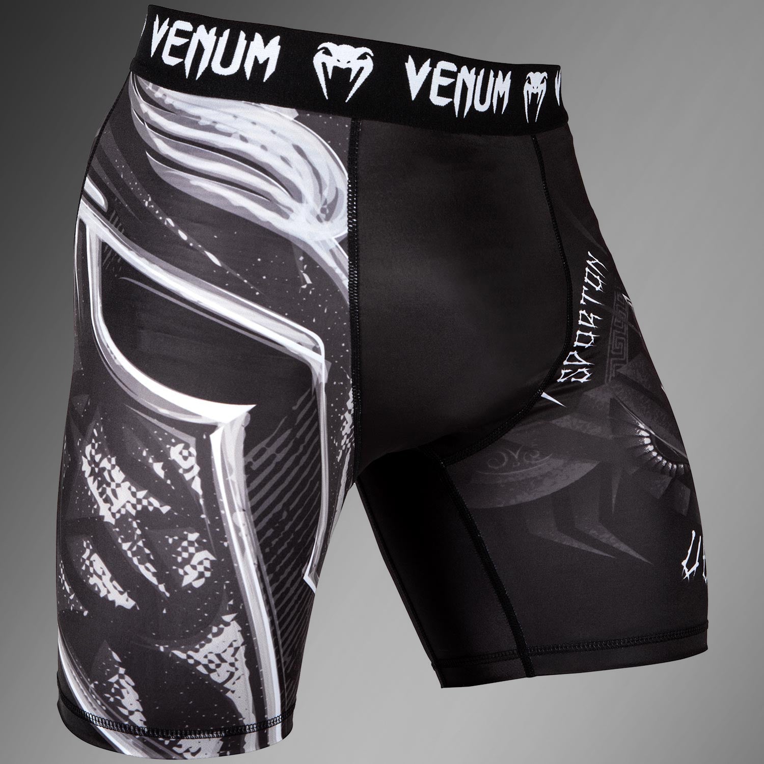 Short de compression Venum Gladiator 3.0 - Noir/Blanc