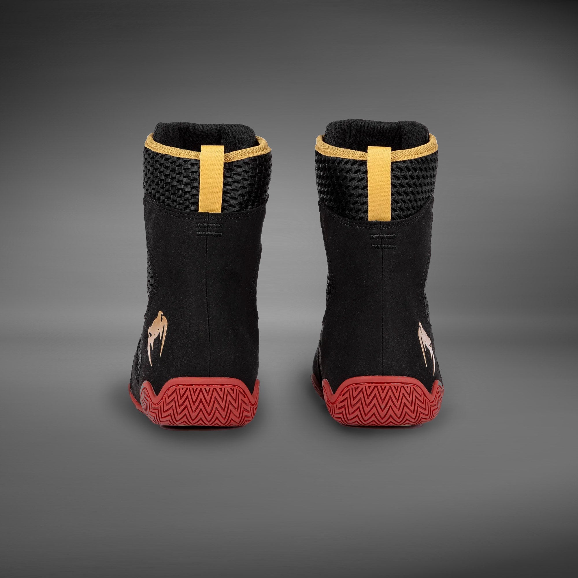 Chaussures de boxe Venum Contender - Noir/Or/Rouge