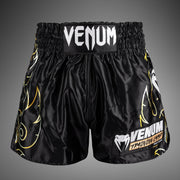 Short de Muay Thai Venum VTC Flames - Noir/Or