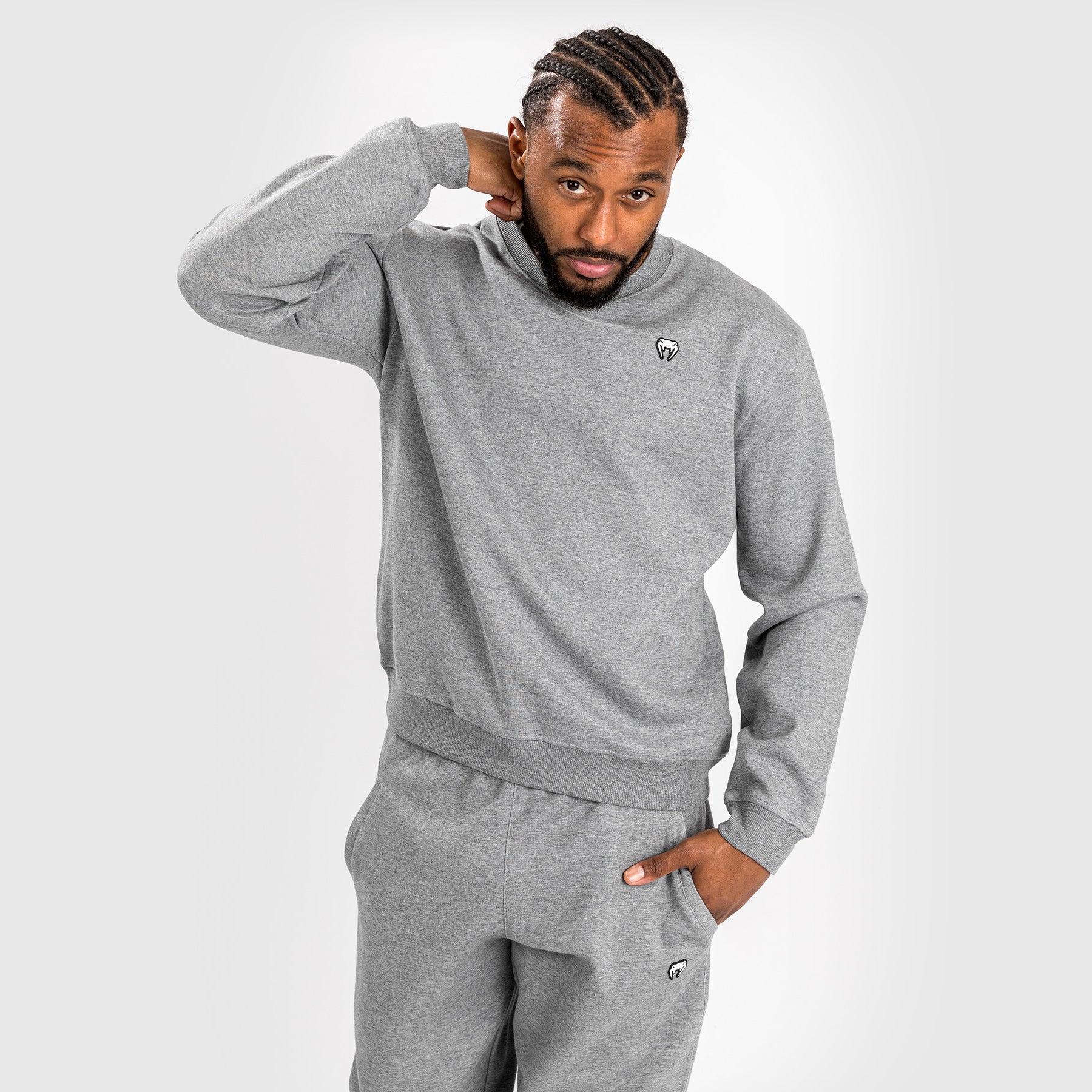 Sweatshirt Venum Silent Power Lite - Gris Clair Chiné