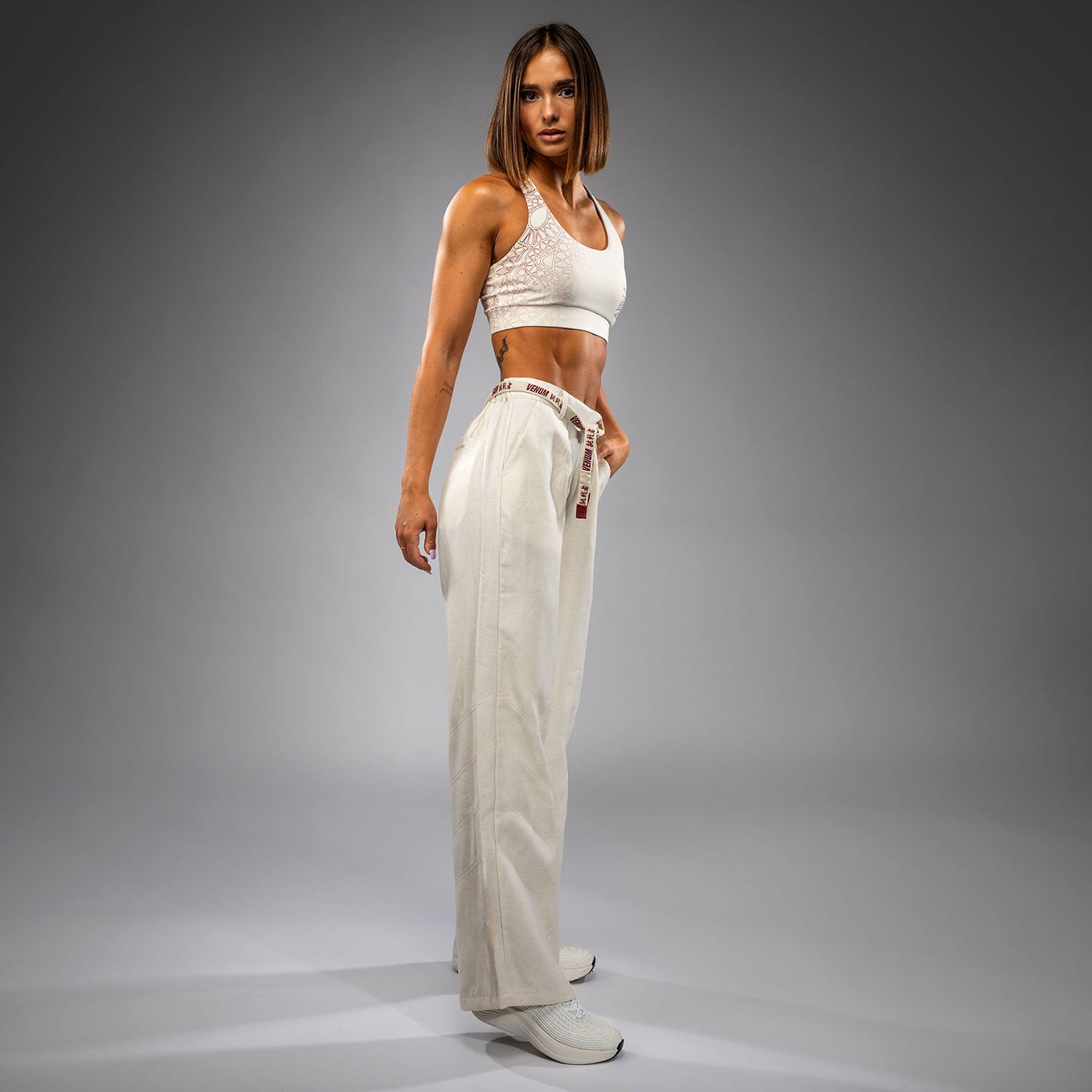 Pantalon pour Femmes Venum Serpenti – Ivoire/Bordeaux